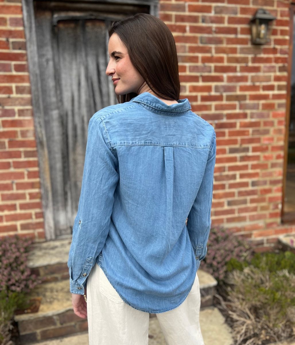 Blue Denim Lyocell Shirt