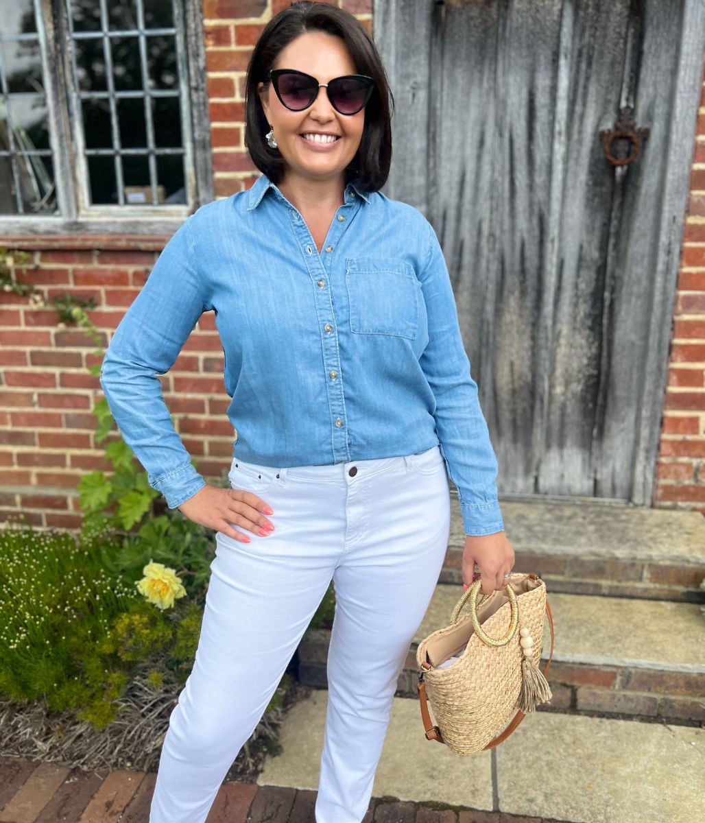 Blue Denim Lyocell Shirt