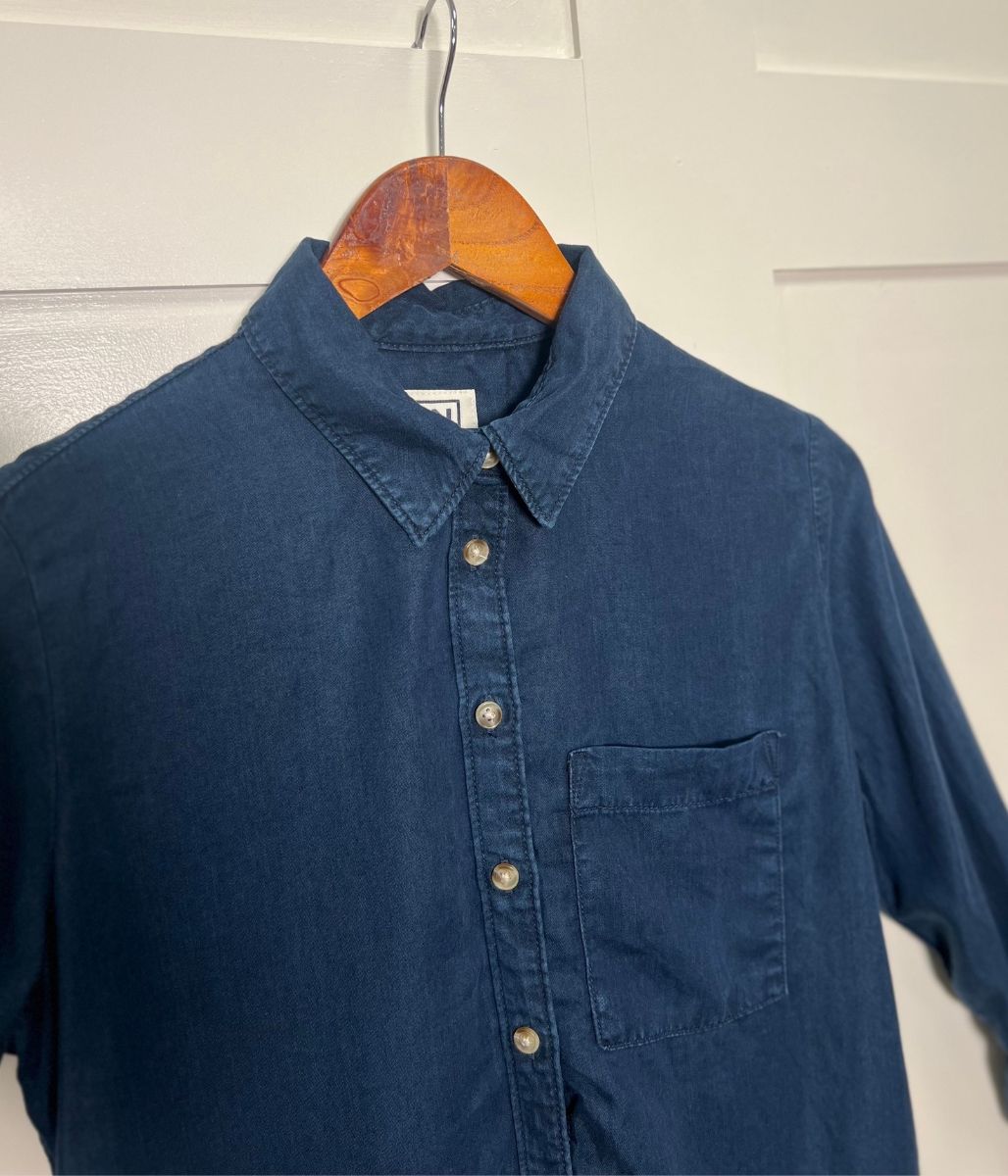 Navy Denim Lyocell Shirt