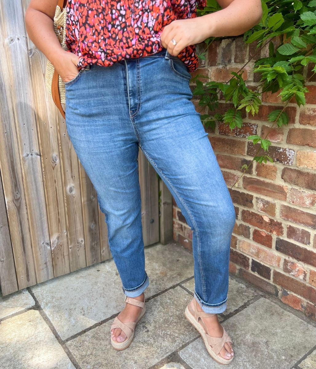 Vintage Blue Sienna Straight Leg Jeans
