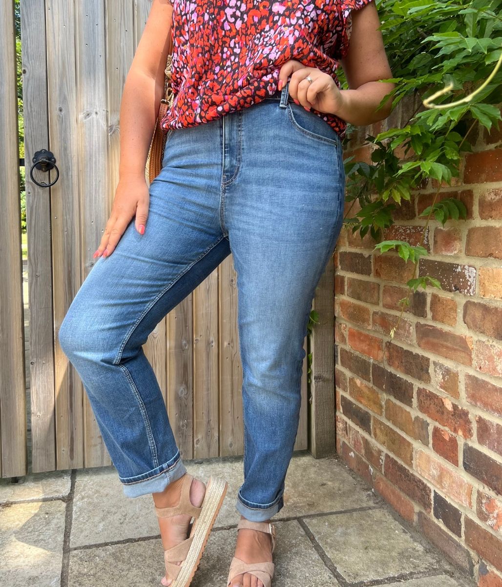 Vintage Blue Sienna Straight Leg Jeans