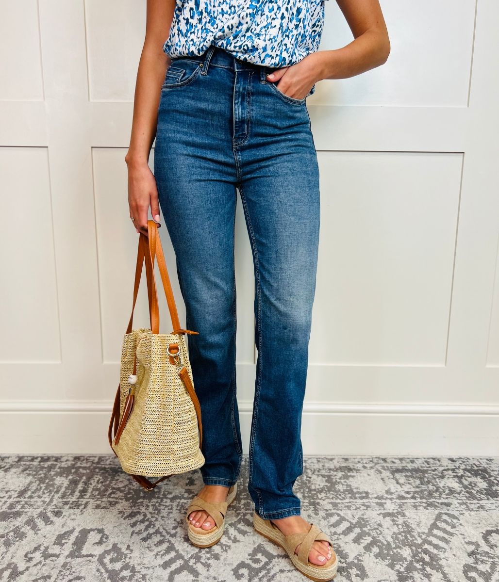 Vintage Blue Sienna Straight Leg Jeans