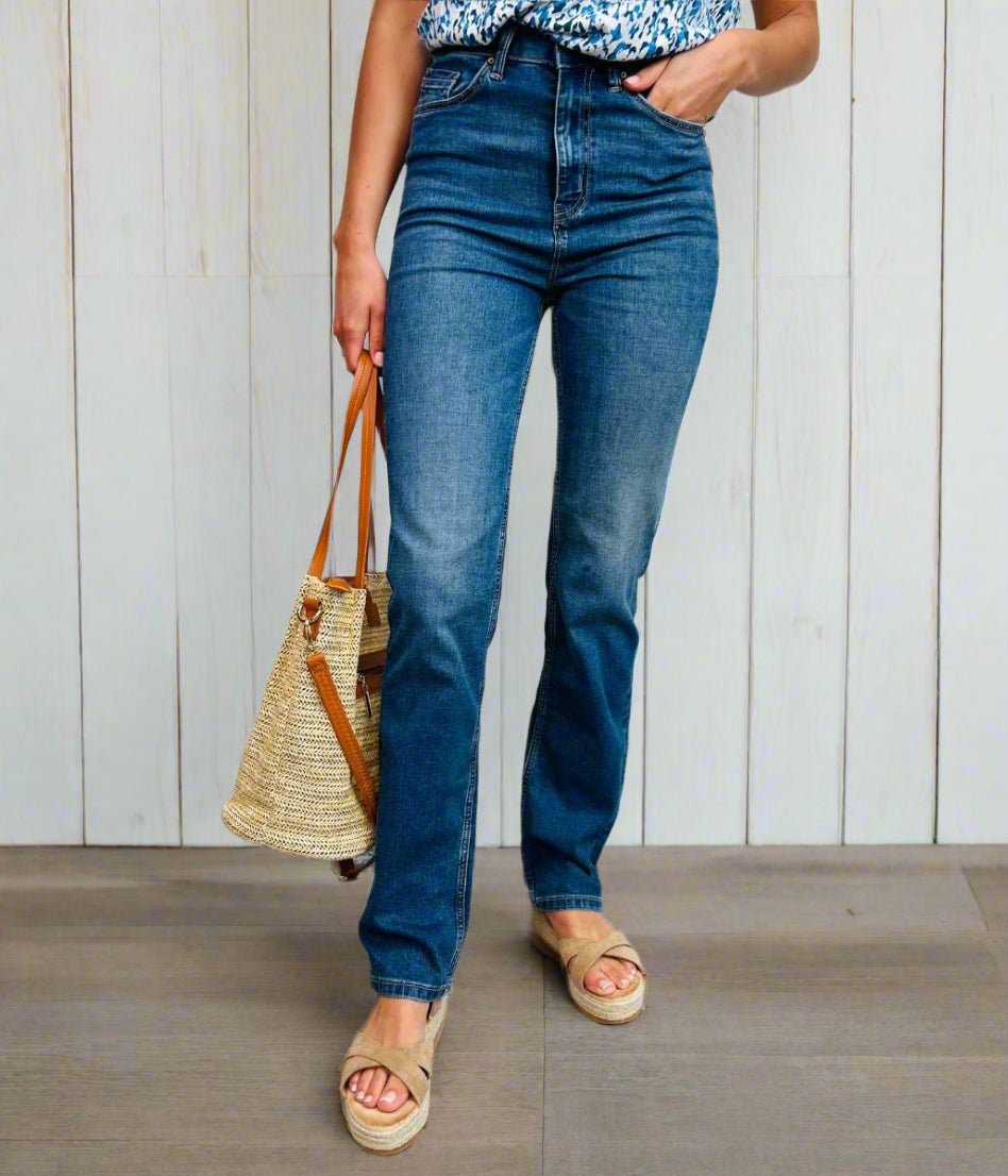 Vintage Blue Sienna Straight Leg Jeans