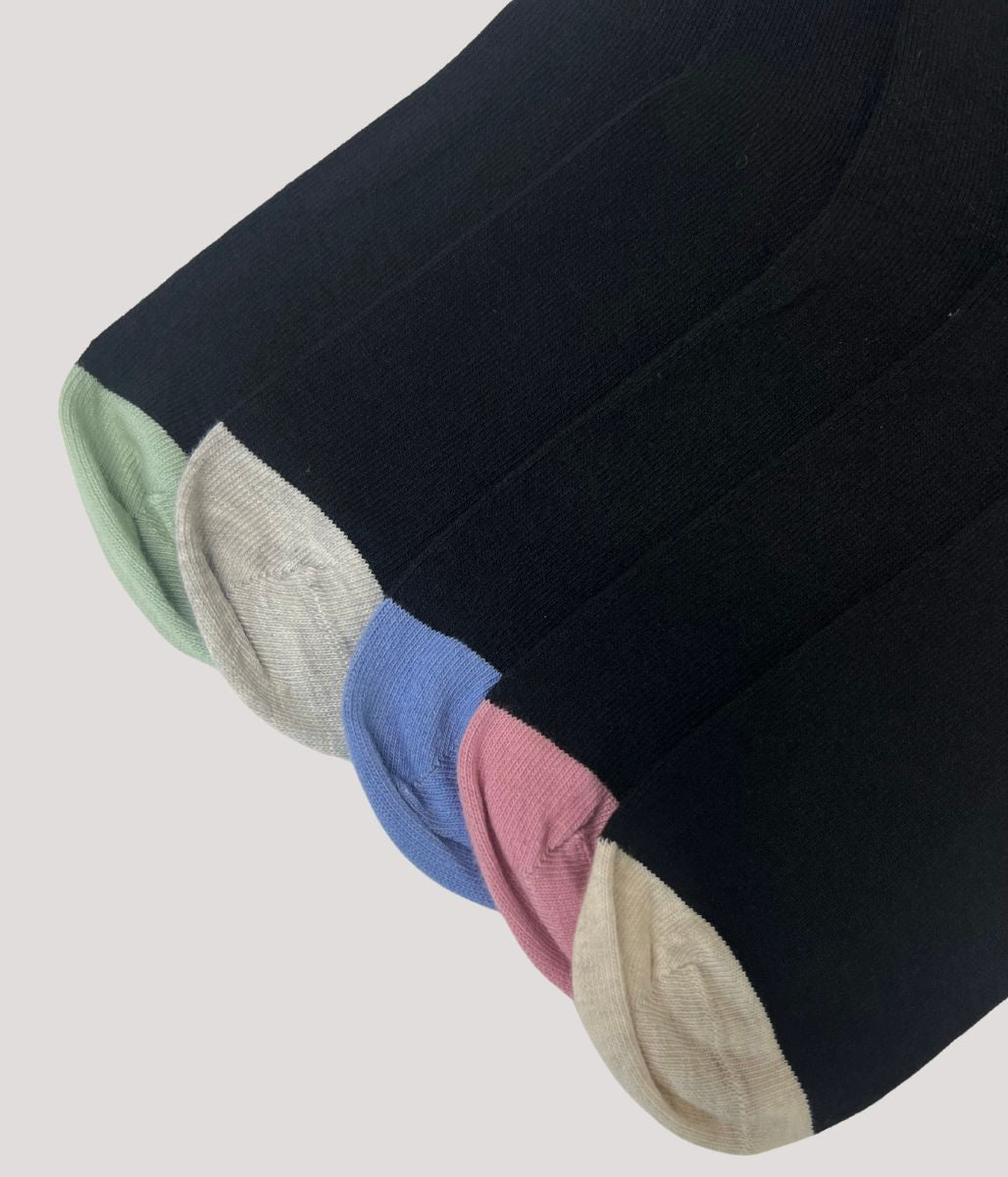 5 Pack Cotton Rich Soft Top Ankle Socks