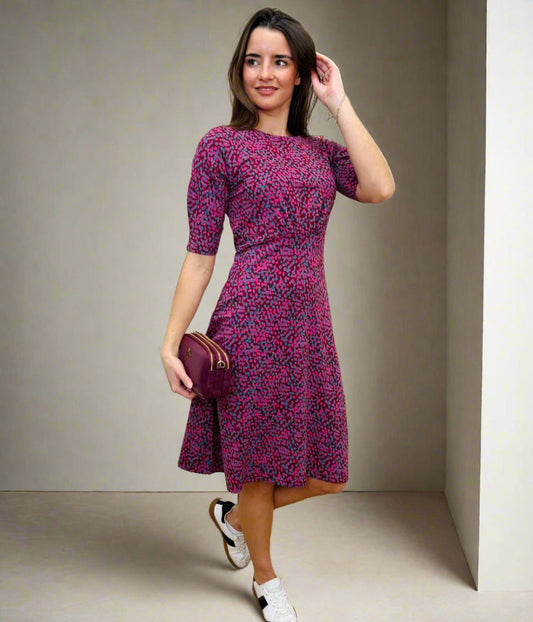 Pink Cassandra Jersey Swing Dress