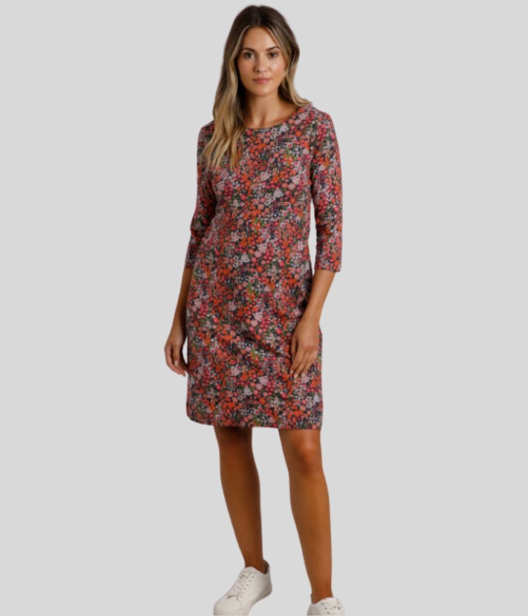 Shafika Ditsy Jersey Tunic Dress