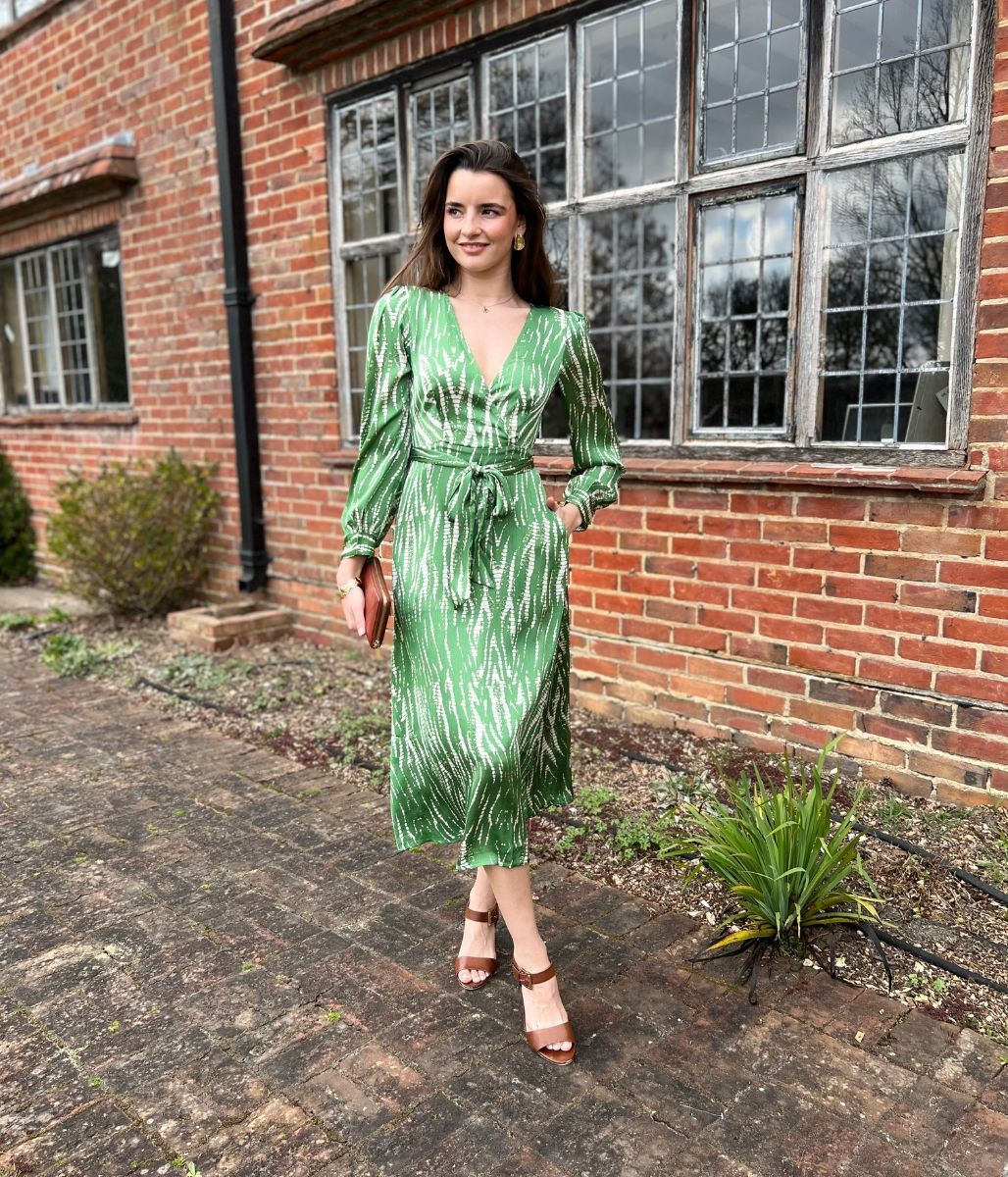 Green Lucia Midi Dress