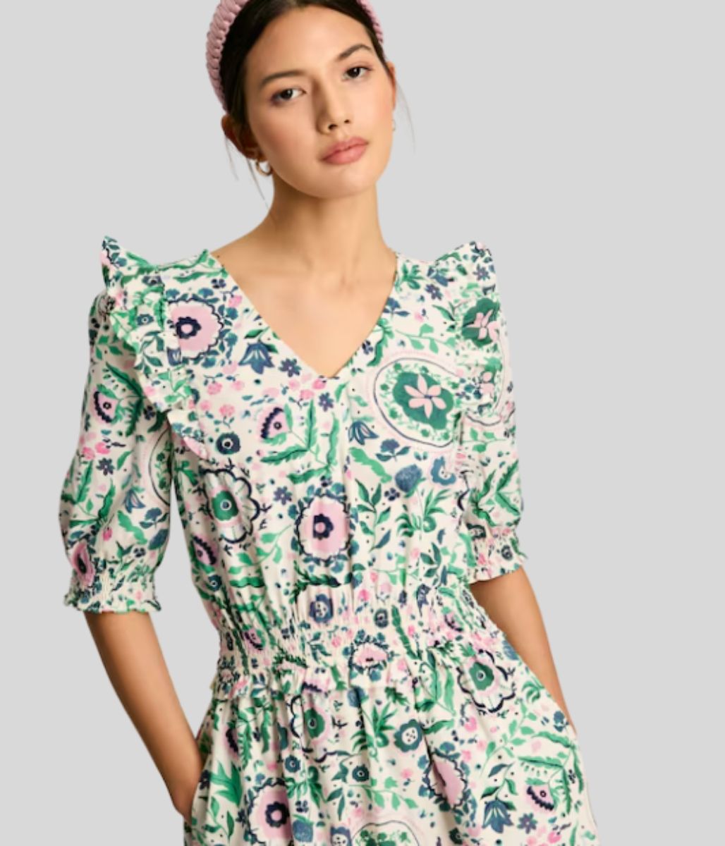 Rosalie Floral Frill Dress
