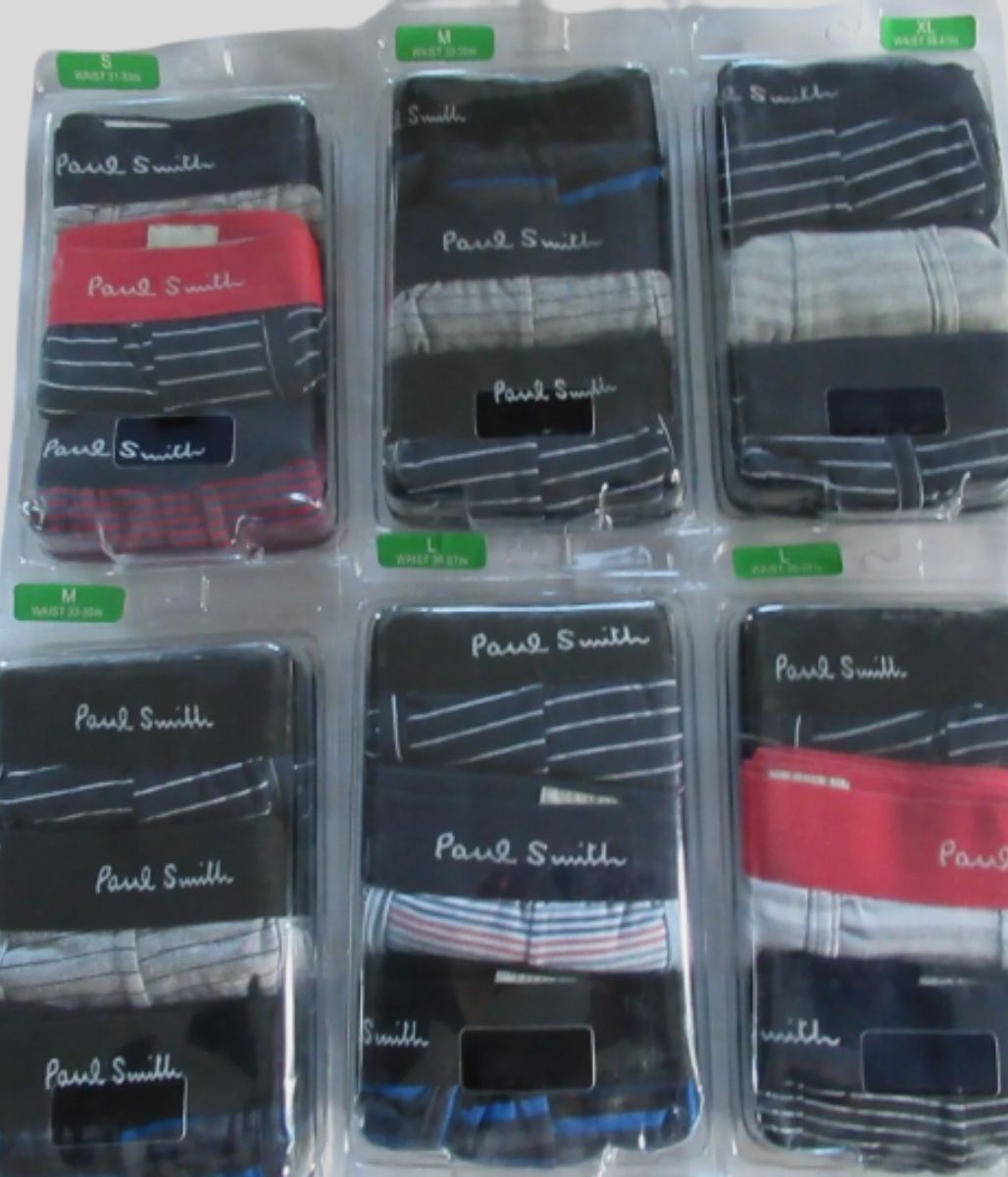 Men's 3 Pack Branded Boxer Shorts