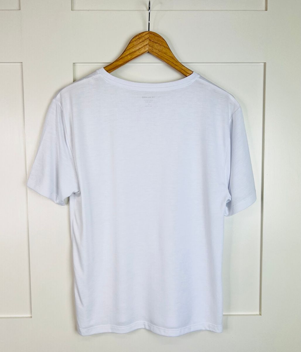 White Relaxed Short Sleeve Tee