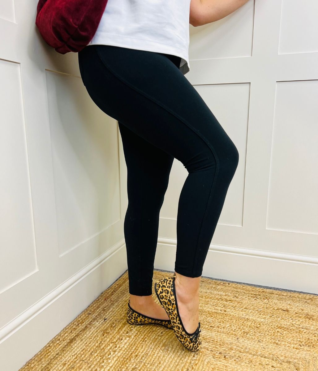 Black Ponte Jeggings