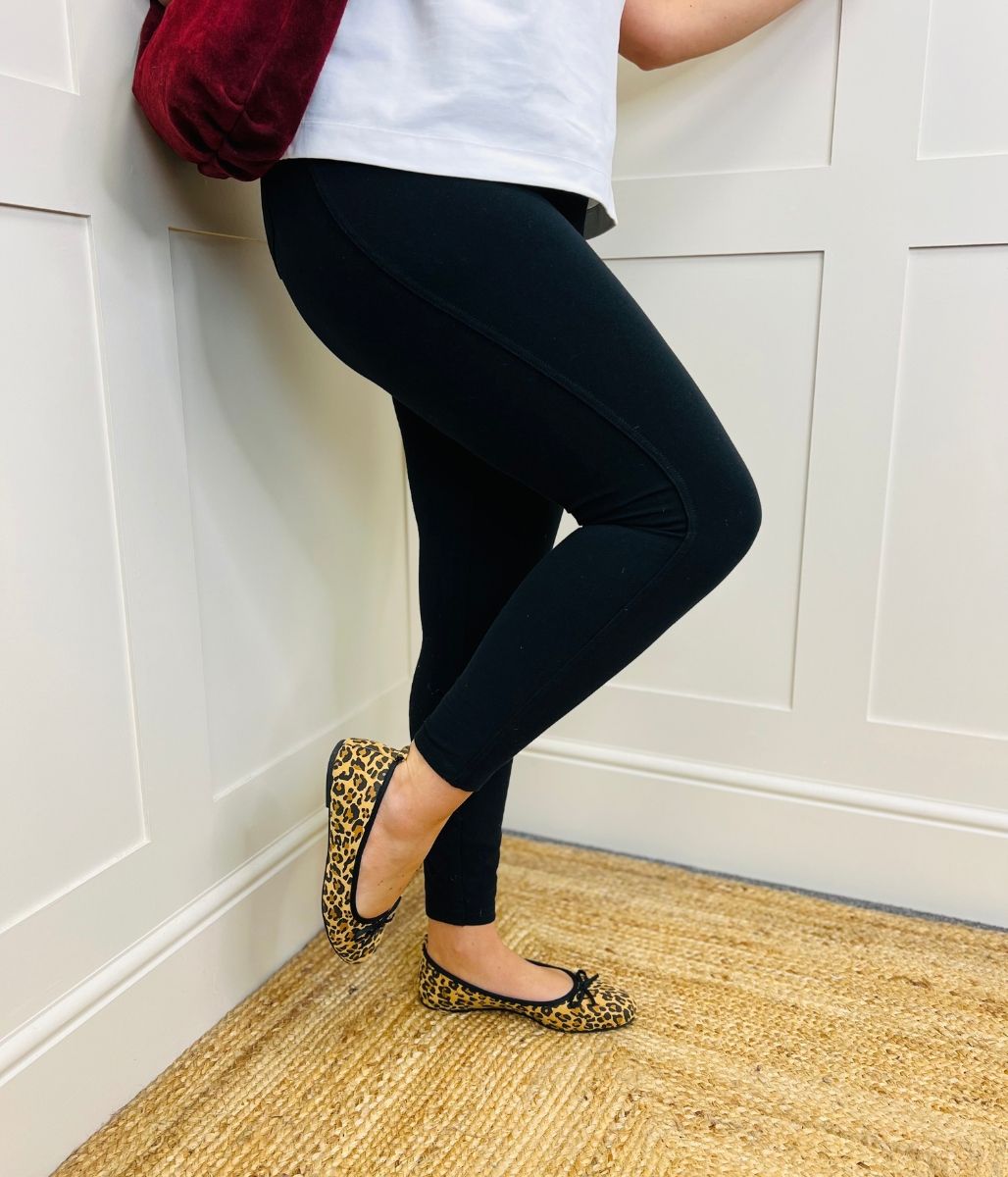 Black Ponte Jeggings