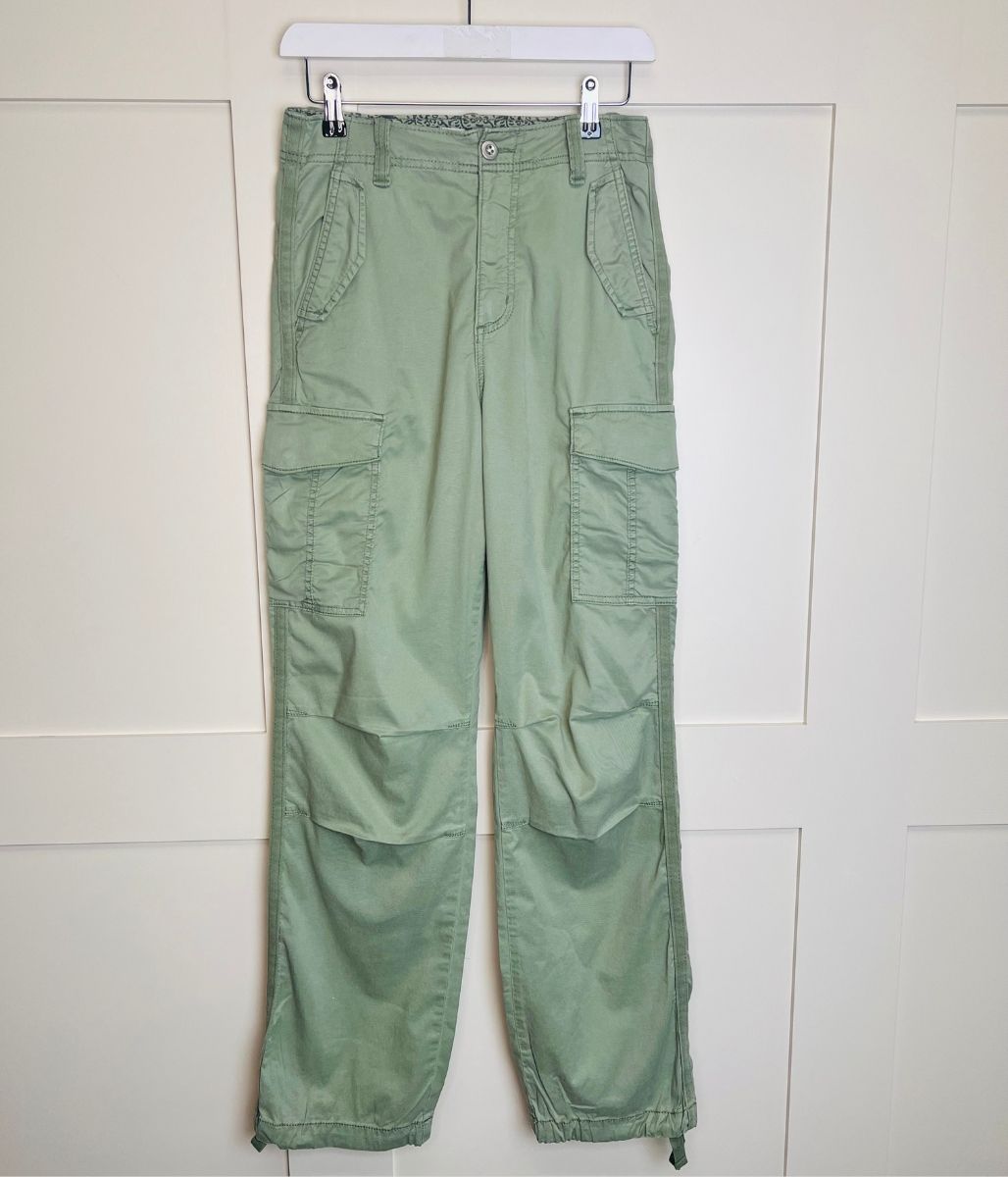 Sage Lyocell Rich Cargo Trousers