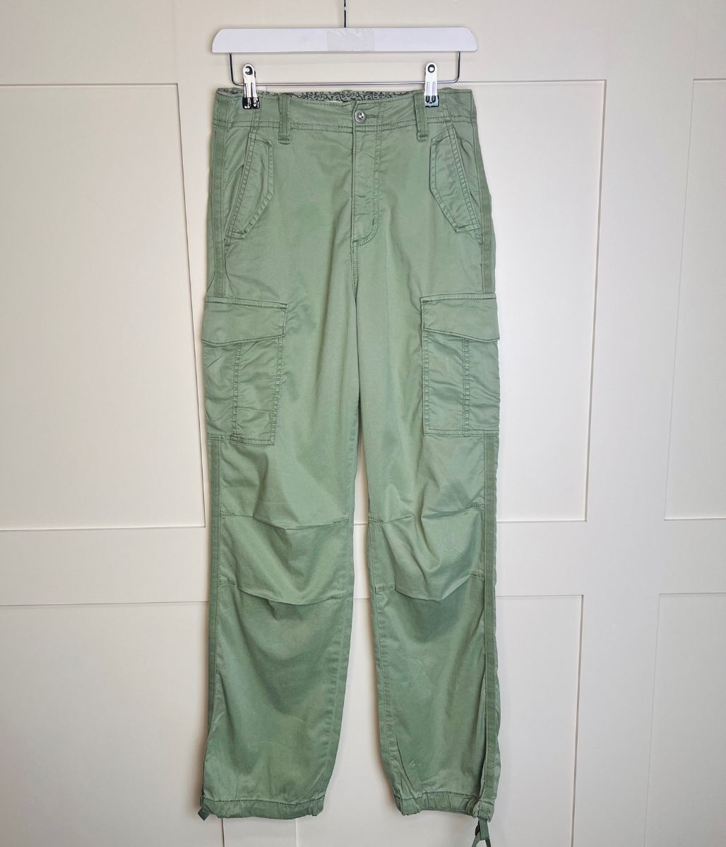 Sage Lyocell Rich Cargo Trousers
