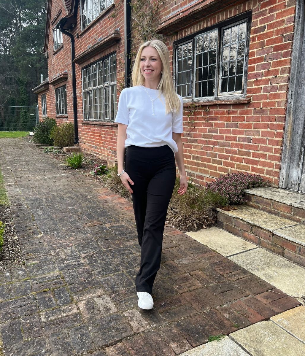 Black Cotton Rich Straight Leg Joggers