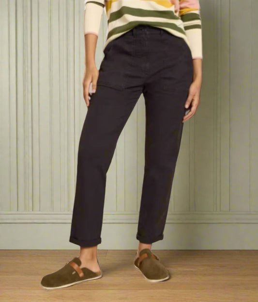 Black Twister Chino Trousers