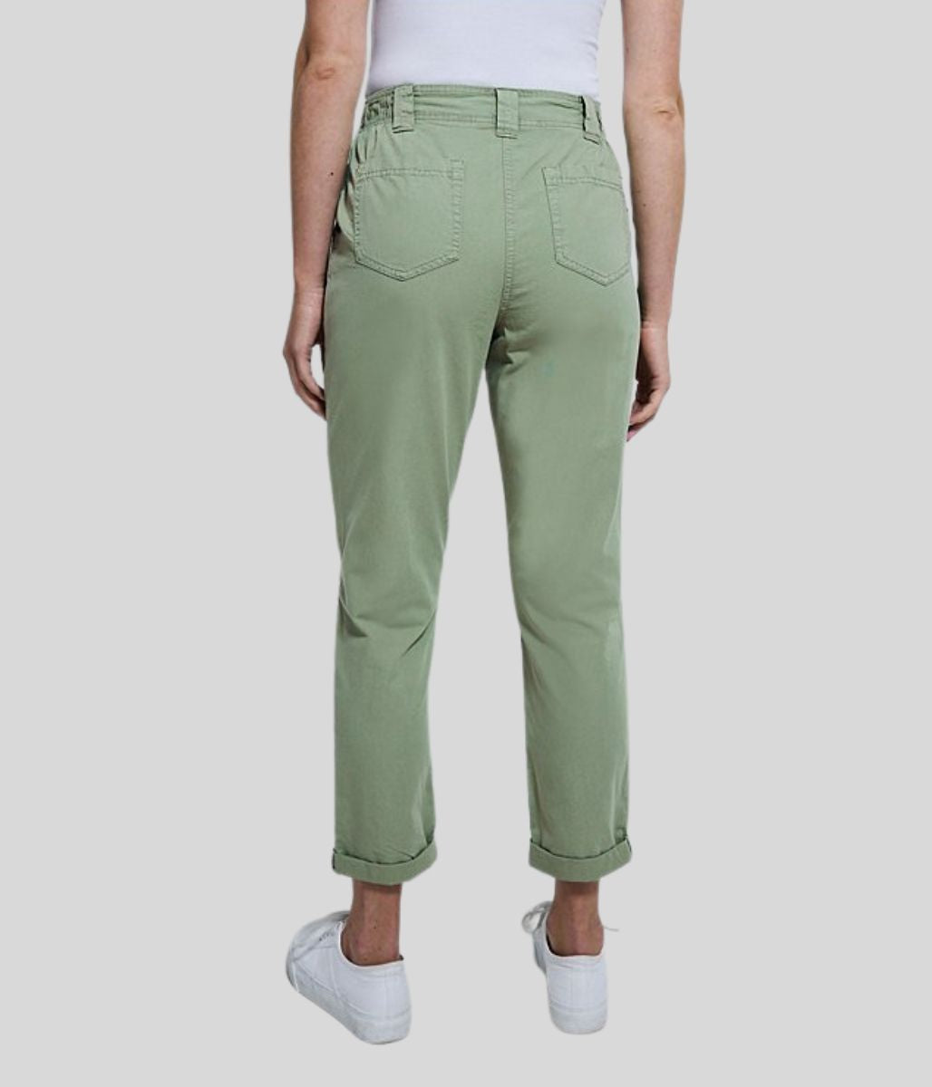 Green Pure Cotton Chinos