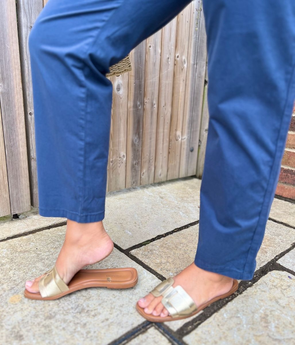 Navy Cotton Rich Slim Fit Chino Trousers