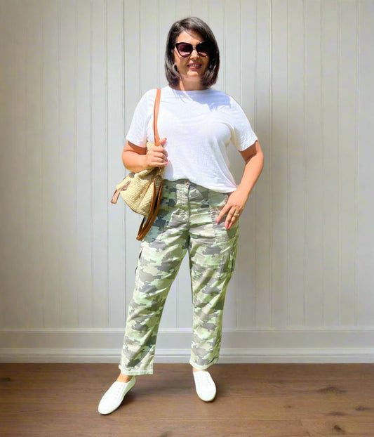 Camo Cargo Pocket Trousers