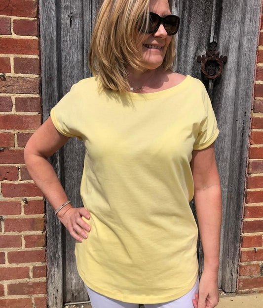 Lemon Longline Top