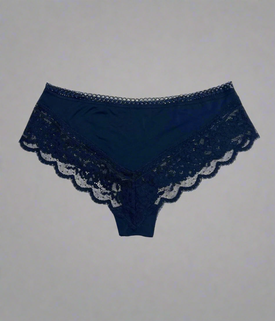 3 Multipack Lace Trim Midi Briefs