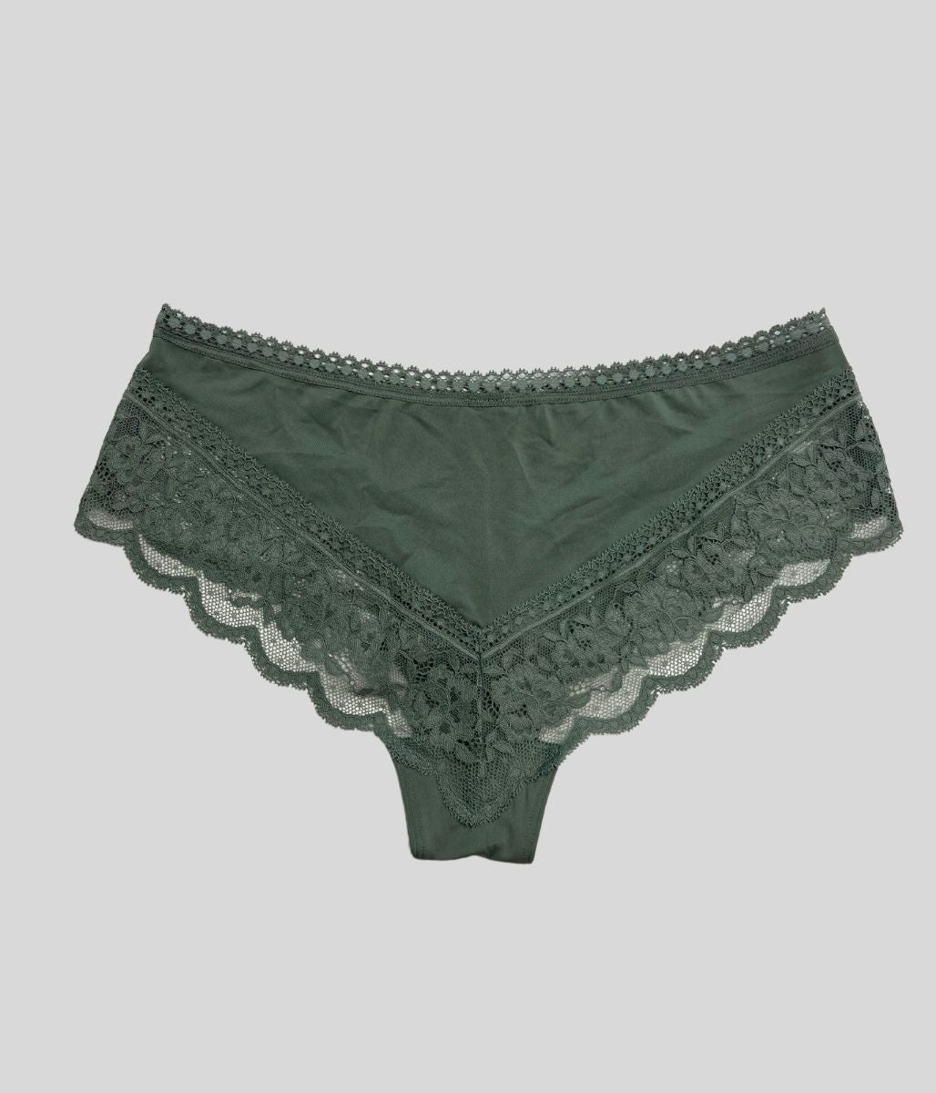 3 Multipack Lace Trim Midi Briefs